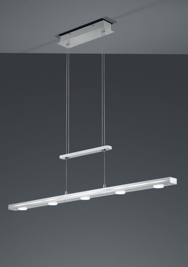 Κρεμαστό Φωτιστικό Trio Lighting LED 3,5W  Νίκελ Ματ Μεταλλικό Step Dimmable 350lm 3000 + 5000K  379190707