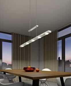 Κρεμαστό Φωτιστικό Trio Lighting LED 3,5W Νίκελ Ματ Μεταλλικό Step Dimmable 350lm 3000 + 5000K 379190707