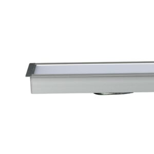 LED Γραμμικό Χωνευτό Φωτιστικό 120cm Ασημί Linkable 40W V-TAC PRO Samsung Chip 4000lm 120° Ψυχρό Λευκό 6400K – 603