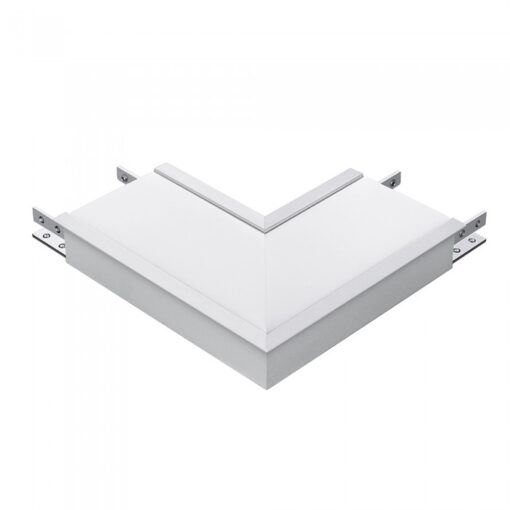 LED Γωνιακός Σύνδεσμος Λευκός 8W για Γραμμικό Χωνευτό Φωτιστικό 381 V-TAC PRO Samsung Chip Φυσικό Λευκό 4000K 385