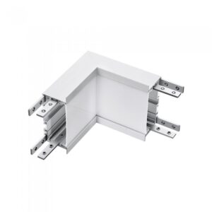 LED Γωνιακός Σύνδεσμος Ασημί 10W για Γραμμικό Χωνευτό Φωτιστικό 380 V-TAC PRO Samsung Chipp Φυσικό Λευκό 4000K  388
