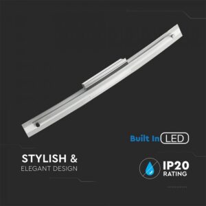 Επιτοίχιο Φωτιστικό LED Κυρτό Γυάλινο 18W 4000K Φυσικό λευκό V-TAC – 3897
