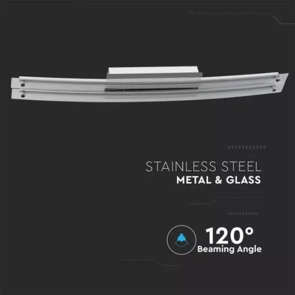 Φωτιστικό οροφής LED 36W Γυαλί 4000K Φυσικό λευκό V-TAC – 3899