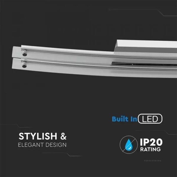 Φωτιστικό οροφής LED 36W Γυαλί 4000K Φυσικό λευκό V-TAC – 3899