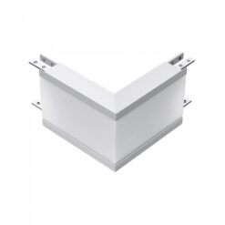 LED Γωνιακός Σύνδεσμος Ασημί 12W για Γραμμικό Χωνευτό Φωτιστικό 380 V-TAC PRO Samsung Chip Φυσικό Λευκό 4000K  390
