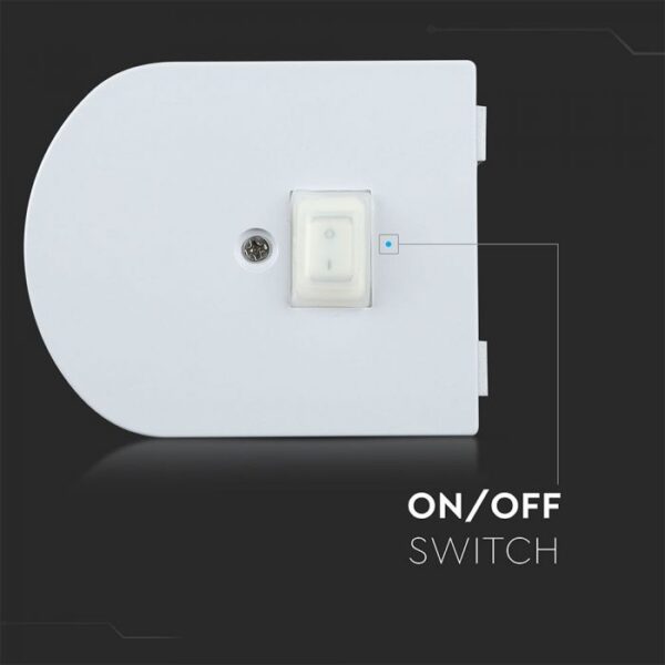 Γραμμικό Φωτιστικό Καθρέφτη Τοίχου LED 10W Αλουμίνιο + Πλαστικό 6400K Λευκό V-TAC – 3919