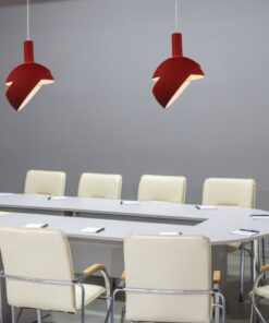 Κρεμαστό Φωτιστικό Οροφής Πλαστικό με Αλουμίνιο Κινούμενο κάλυμμα Κόκκινο V-TAC – 3924