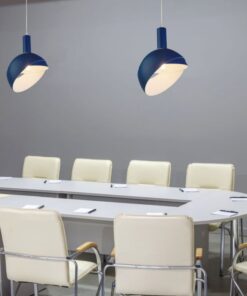 Κρεμαστό Φωτιστικό Οροφής Πλαστικό με Αλουμίνιο Κινούμενο κάλυμμα Μπλε V-TAC – 3925