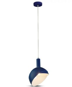 Κρεμαστό Φωτιστικό Οροφής Πλαστικό με Αλουμίνιο Κινούμενο κάλυμμα Μπλε V-TAC – 3925