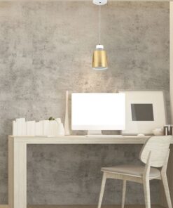 Κρεμαστό Φωτιστικό LED Ακρυλικό Χρυσό Ø120 Φυσικό λευκό 4000Κ V-TAC – 3928