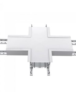 LED Σύνδεσμος Σταυρός Λευκός 16W για Γραμμικό Χωνευτό Φωτιστικό 381 V-TAC PRO Samsung Chip Φυσικό Λευκό 4000K  393