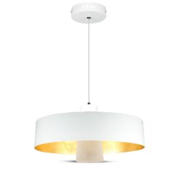 LED Κρεμαστό φωτιστικό Ακρυλικό Λευκό Ø340 Φυσικό λευκό 4000Κ V-TAC – 3933