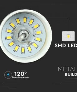 Κρεμαστό Φωτιστικό LED Ακρυλικό Χρυσό Ø120 Θερμό λευκό 3000Κ V-TAC – 3934