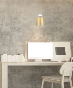 Κρεμαστό Φωτιστικό LED Ακρυλικό Χρυσό Ø120 Θερμό λευκό 3000Κ V-TAC – 3934