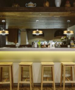 LED Κρεμαστό φωτιστικό Ακρυλικό Χρυσό Ø340 Θερμό λευκό 3000Κ V-TAC – 3938