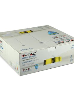 LED Κρεμαστό φωτιστικό Ακρυλικό Χρυσό Ø340 Θερμό λευκό 3000Κ V-TAC – 3938