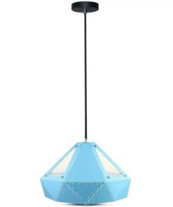 Κρεμαστό Φωτιστικό Οροφής Μονόφωτο με γαλάζιο σώμα V-TAC – 3946