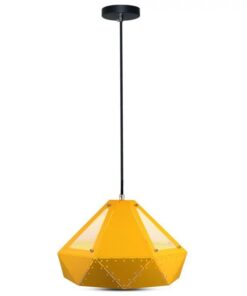 Κρεμαστό Φωτιστικό Οροφής Μονόφωτο με κίτρινο σώμα V-TAC – 3947