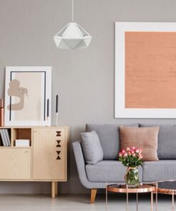 Κρεμαστό Φωτιστικό Οροφής Μονόφωτο με λευκό σώμα V-TAC – 3948