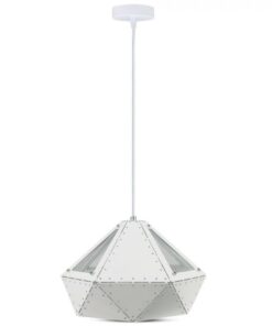 Κρεμαστό Φωτιστικό Οροφής Μονόφωτο με λευκό σώμα V-TAC – 3948