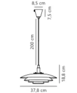 Nordlux Bretagne 38 Κρεμαστό Χαλκός G9 Μεταλλικό/Μεταλλικό – 39489930