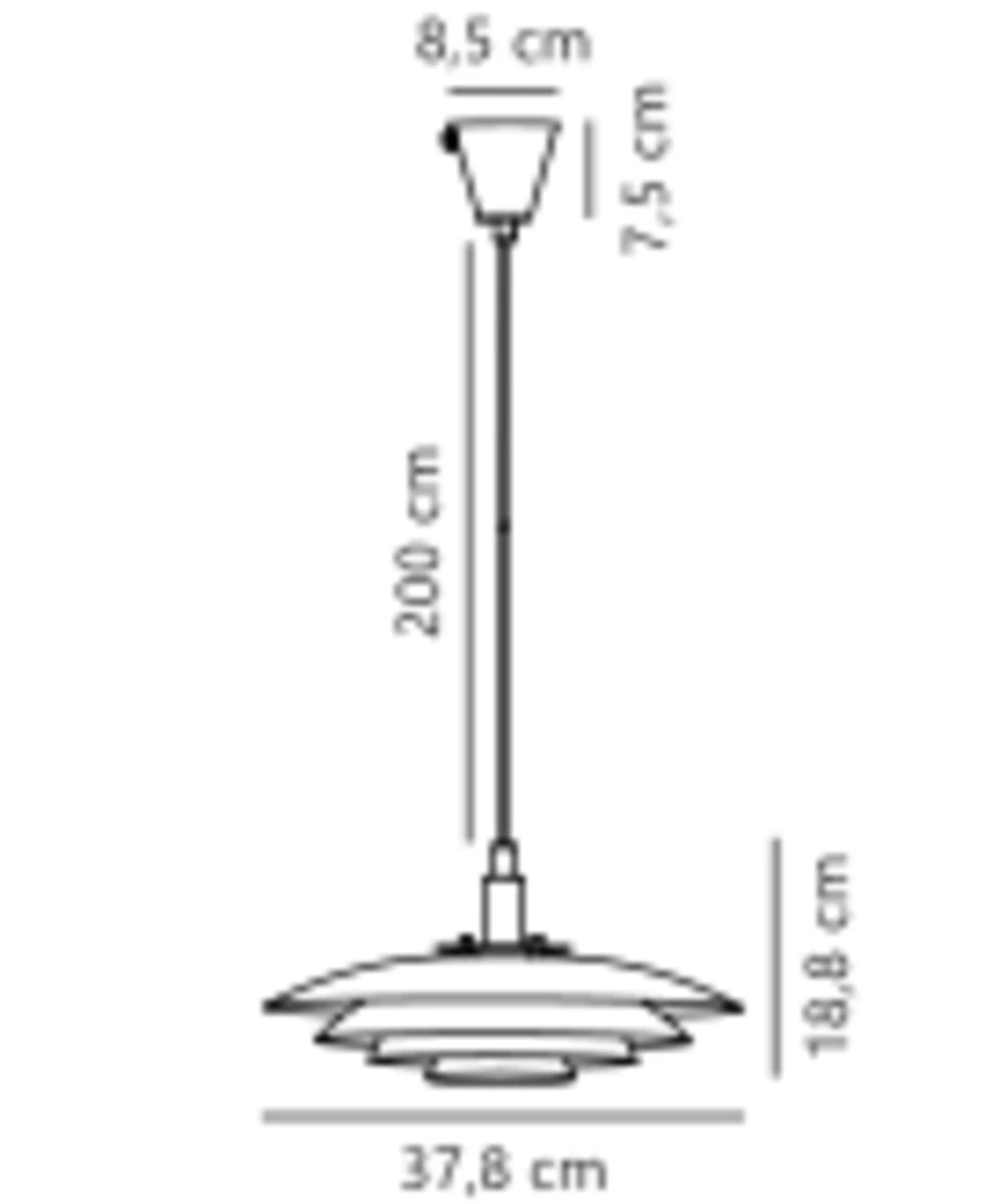 Nordlux Bretagne 38 Κρεμαστό Χαλκός G9 Μεταλλικό/Μεταλλικό – 39489930