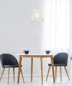 Κρεμαστό Φωτιστικό Οροφής Μονόφωτο E27 Cone Prism ø250 Μεταλλικό Λευκό V-TAC – 3952