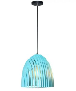 Κρεμαστό Φωτιστικό Οροφής Μονόφωτο Cone Prism με Γαλάζιο σώμα V-TAC – 3953