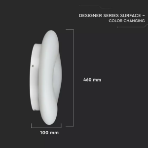 LED φωτιστικό οροφής 32W με εναλλαγή χρώματος και λευκό σώμα Dimmable V-TAC – 3967