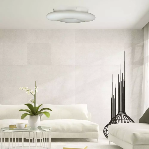 LED φωτιστικό οροφής 32W με εναλλαγή χρώματος και λευκό σώμα Dimmable V-TAC – 3967