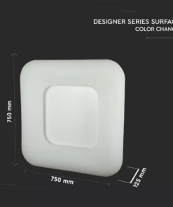 LED φωτιστικό οροφής 80W με εναλλαγή χρώματος και λευκό σώμα Dimmable V-TAC – 3973