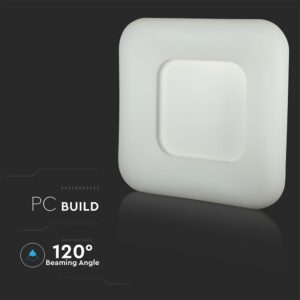 LED φωτιστικό οροφής 80W με εναλλαγή χρώματος και λευκό σώμα Dimmable V-TAC – 3973