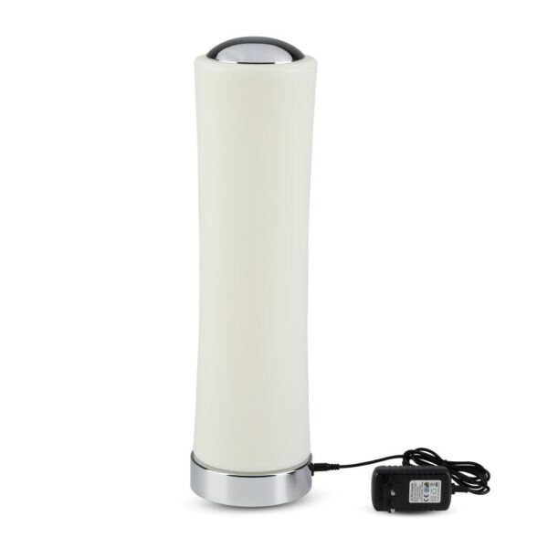 Φωτιστικό Γραφείου LED Κύλινδρος Λευκός ø125 18W Dimmable Αφής V-TAC 120° 1200lm Θερμό Λευκό 3000K – 3975
