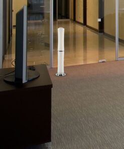 Φωτιστικό Δαπέδου LED Κύλινδρος Λευκός ø125 32W Dimmable Αφής V-TAC 120° 2100lm Θερμό Λευκό 3000K – 3976