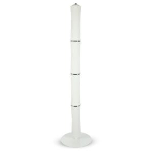 Φωτιστικό Δαπέδου LED Κύλινδρος Λευκός ø125 65W Dimmable Αφής V-TAC 120° 4300lm Θερμό Λευκό 3000K – 3977