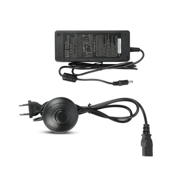 Φωτιστικό Δαπέδου LED Κύλινδρος Λευκός ø125 65W Dimmable Αφής V-TAC 120° 4300lm Θερμό Λευκό 3000K – 3977