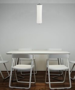 Κρεμαστό Φωτιστικό LED Οροφής Κύλινδρος ø125 18W Dimmable V-TAC 120° 1200lm Λευκό Θερμό Λευκό 3000K – 3980