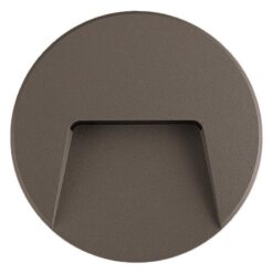 ΦΩΤΙΣΤΙΚΟ ΤΟΙΧΟΥ SLIM LED 3W IP65 230V Φ135mm ΓΡΑΦΙΤΗΣ PRO EUROLAMP 145-52016