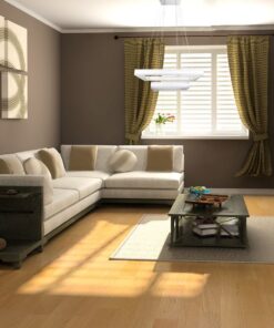 Κρεμαστός Πολυέλαιος LED Ορθογώνιος Δύο Δακτύλιοι Λευκός 113W Dimmable V-TAC 6300lm Θερμό Λευκό 3000K – 213986