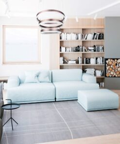 Κρεμαστός Πολυέλαιος LED Οροφής Τρεις Δακτύλιοι Καφέ 86W Dimmable V-TAC 4550lm Θερμό Λευκό 3000K – 213991