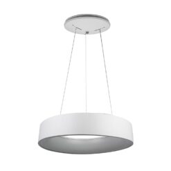 LED πολυέλαιος 25W 3000K Θερμό λευκό Dimmable με λευκό σώμα V-TAC – 3992