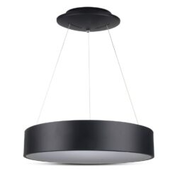LED πολυέλαιος 25W 3000K Θερμό λευκό Dimmable με μαύρο σώμα V-TAC – 3993