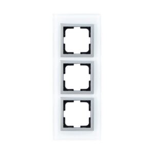 ΠΛΑΙΣΙΟ 3 ΘΕΣΕΩΝ ΛΕΥΚΟ ΓΥΑΛΙ EUROLAMP – 152-10882