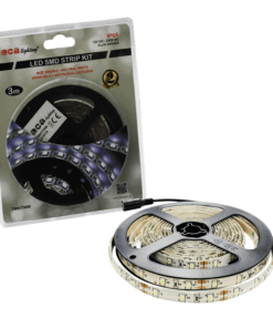 Σετ LED Ταινία 3W 12V Dimmable ACA 120lm Αδιάβροχη IP65 4000K 3m – 3MKITNW