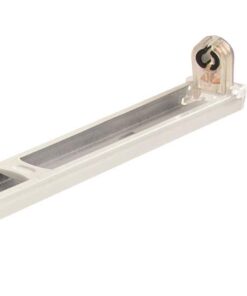 ΦΩΤΙΣΤΙΚΟ ΜΕΤΑΛΛΙΚΟ ΚΕΝΟ SLIM ΓΙΑ LED TUBE 1Χ1,50m EUROLAMP 147-56556