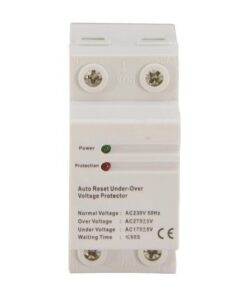 ΕΠΙΤΗΡΗΤΗΣ ΤΑΣΗΣ ΜΟΝΟΦΑΣΙΚΟΣ 63Α 2P 175-275V EUROLAMP – 500-22501