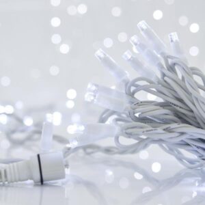 ΣΕΙΡΑ, 96 LED, 5mm, 24V, ΛΕΥΚΟ ΚΑΛΩΔΙΟ ΚΑΟΥΤΣΟΥΚ,ΜΕ ΕΠΕΚΤΑΣΗ,2 ΚΟΝΕΚΤΟΡΕΣ, ΛΕΥΚO LED,ΣΕΤ 5 ΣΕΙΡΕΣ ΚΑΙ ΜΙΑ ΕΠΕΚΤΑΣΗ 300cm, ΑΝΑ 10cm, ΙΡ65 EUROLAMP – 600-11977