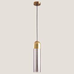 ΦΩΤΙΣΤΙΚΟ ΚΡΕΜΑΣΤΟ ΜΟΝΟ Ε14X1 SMOKY/ΧΡΥΣΟ EUROLAMP 144-40010