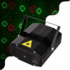 GloboStar® 85819 Διακοσμητικό Φωτιστικό Ειδικών Εφέ CIRCLES DOT 3D LASER 30W AC 230V – με Διακόπτη On/Off – Sound Activated – Πρίζα Schuko IP20 Κόκκινο & Πράσινο