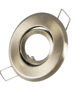 GloboStar® DELTA 77806 Χωνευτό Κινούμενο Στρόγγυλο Σποτ Οροφής για Λάμπα MR11 με Βάση GU5.3 ή GU10 – IP20 – Μεταλλικό – Φ70 x Υ21mm – Μπρούτζινο – 5 Χρόνια Εγγύηση